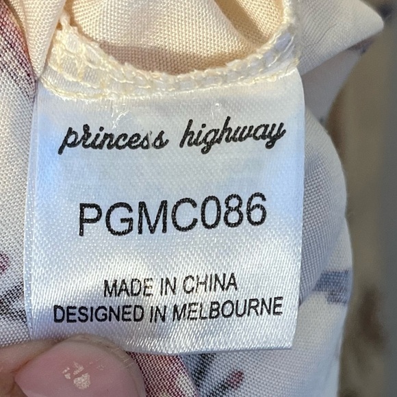 Modcloth X Princess Highway Shirt whimsical dress with belt size 8 - Picture 7 of 11